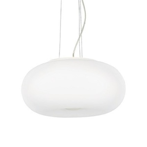 LUSTRA ULISSE SP3 D52, ALB, DIN STICLA, STIL MODERN