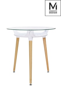 MASA ALBA DIN STICLA HIDE FI 80 STIL MODERN B2