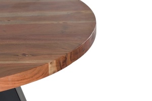 MASA DINING 1145, MARO/NEGRU, LEMN MASIV DE ACACIA SI METAL, STIL VINTAGE/INDUSTRIAL G&C - Img 3