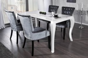 MASA DINING EXTENSIBILA ALB LUCIOS BAROCCO 20053 - DESIGN VINTAGE - Img 4