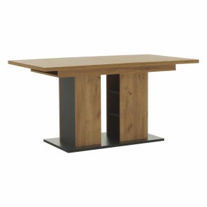 MASA DINING EXTENSIBILA FIDEL, STEJAR/GRAFIT GRI, STIL MODERN, TK