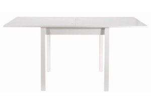 MASA DINING EXTENSIBILA FLIP, 80(160)X80, ALB MAT, PAL MELAMINAT, STIL MODERN, SIGNAL - Img 1