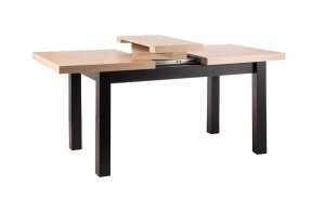 MASA DINING EXTENSIBILA PRESTO, 140/218 CM, STEJAR ARTISAN/NEGRU, DIN PAL LAMINAT, STIL MODERN - Img 8