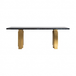MASA DINING NEVA REF. 29772, DIN METAL SI STICLA, STIL MODERN, VIC