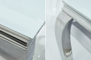 MASA ELEGANTA DE LUX, BAROCK 200CM, COD 37904, DIN METAL SI STICLA SECURIZATA - Img 4