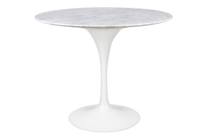 MASA LIVING, CONFECTIONATA DIN MDF SI METAL, TULIP MARBLE FI 90 CARRARA STIL MODERN