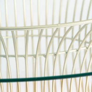 MASA LIVING REUT REF. 26140, DIN METAL SI STICLA, STIL MODERN, VIC - Img 3