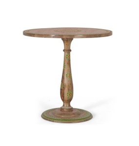 MASA LIVING ROTUNDA 76CM, CULOARE MULTICOLOR, LEMN MASIV DE MANGO, GINER Y COLOMER