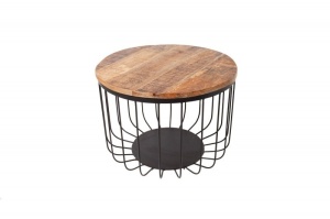 MASUTA DE CAFEA 56CM, FACTORY, MANGO STIL VINTAGE - Img 5