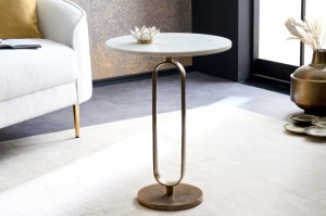 MASUTA DE CAFEA 60CM, ELEGANCE, DIN METAL SI MARMURA, STIL MODERN, ARTIM GROUP