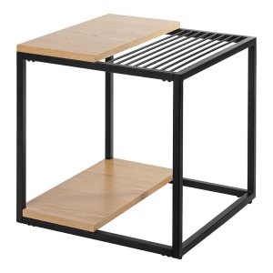 MASUTA DE CAFEA GALLER DIN LEMN SI METAL STIL MODERN