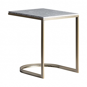 MASUTA DE CAFEA KONZ REF. 28916, DIN METAL SI MARMURA, STIL MODERN VIC