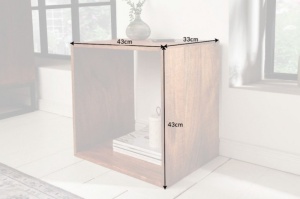 MASUTA DE CAFEA/NOPTIERA 43CM, LEMN MASIV DE MANGO, ARTIM GROUP SELECTION - Img 6