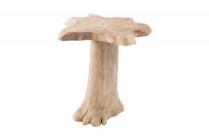 MASUTA DE CAFEA ROOT 38238 DIN LEMN DE TEC DESIGN RUSTIC - Img 4