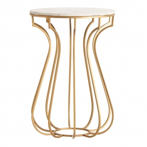 MASUTA DE CAFEA TWENG REF. 26761, DIN METAL SI MARMURA, STIL MODERN, VIC