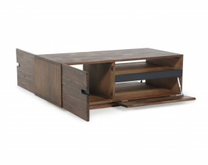MASUTA DE CAFEA, WOTAN II 115CM, COD 40991, DIN LEMN SALCAM, DESIGN RETRO - Img 4