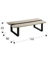 MASUTA DE CAFEA ZIG ZAG 743826 - DESIGN VINTAGE/INDUSTRIAL - SCHULLER - Img 5