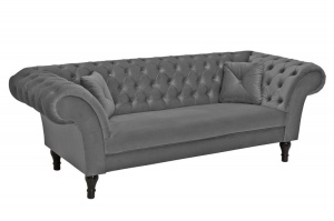 OFERTA!!! CANAPEA DEOSEBITA, 230CM, GRI ARGINTIU, TAPITATA IN CATIFEA, ARTIM GROUP SELECTION - Img 7