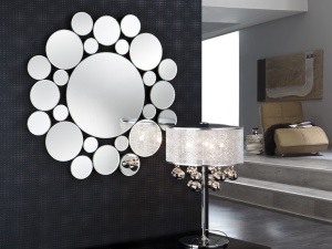OGLINDA DECORATIVA 80CM, LEILA, 183201, DESIGN MODERN , SCHULLER