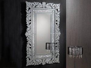 OGLINDA DECORATIVA CLEOPATRA, 80x120 CM, DIN STICLA SI MDF, STIL MODERN
