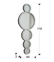 OGLINDA DECORATIVA MERCURY 112512 , DESIGN MODERN - SCHULLER - Img 2