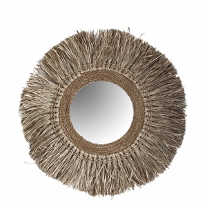 OGLINDA DECORATIVA REF. 26906, DIN LEMN MASIV TROPICAL SI STICLA, STIL CLASIC, VIC