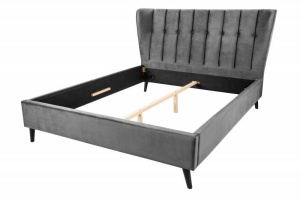 PAT 160X200CM, SIXTIES, DIN CATIFEA GRI INCHIS, STIL MODERN