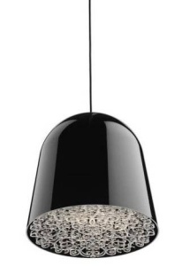 PENDUL CANCUN, NEGRU, DIN METAL SI POLICARBONAT, STIL MODERN, B2 - Img 2