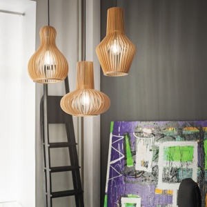 PENDUL CITRUS-3 SP1, NATURAL, DIN LEMN, STIL VINTAGE - Img 2