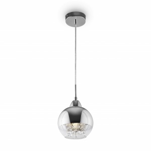 PENDUL ICEBERG P012-PL-01-N, DIN METAL SI STICLA, STIL MODERN, MAYTONI