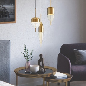 PENDUL METAL GOLD APP551-1CP, 15X37 cm, AURIU, DIN OTEL, METAL SI STICLA, STIL MODERN, TU - Img 6