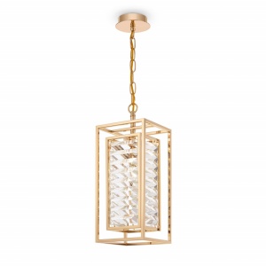 PENDUL TENING MOD060PL-01G, DIN METAL SI STICLA, STIL MODERN, MAYTONI