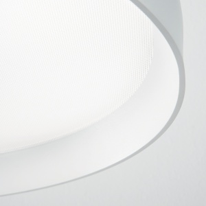 PLAFONIERA FLY PL D45, ALB, 45 CM, DIN ALUMINIU, STIL MODERN - Img 5