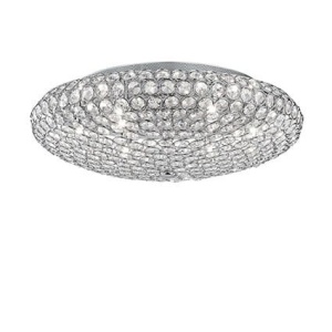 PLAFONIERA KING PL9, CROM, DIN CRISTAL, STIL MODERN