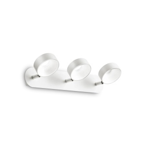 PLAFONIERA OBY PL3, ALB, DIN METAL, STIL MODERN