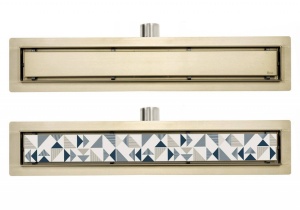 RIGOLA DUS, REA NEO PURE, 90 CM, GOLD, DESIGN MODERN, CALITATE SUPERIOARA, REA - Img 8