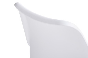 SCAUN DE BAR ALB DIN STEJAR NORDIC BAR STIL MODERN B2 - Img 3
