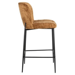 SCAUN DE BAR DARBY COGNAC FUSION 28, S4712, CONFECTIONAT DIN 100% POLIESTER SPUMA SI METAL, RICHMOND INTERIORS - Img 2