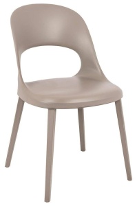 SCAUN DINING BUKO, GRI, DIN POLIPROPILENA, STIL MODERN, B2