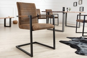 SCAUN DINING SAU BIROU NEGRU/MARO ANTIC IMPERIAL DESIGN VINTAGE