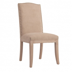 SCAUN KARBEN REF. 24103, CULOAREA NISIPULUI, STIL CLASIC, DIN LEMN MASIV DE PIN SI POLIESTER, VIC
