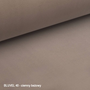 SCAUN PIVOTANT MANGO, BEJ BLUVEL 40/NEGRU MAT, TAPITERIE DIN CATIFEA SI PICIOARE DIN METAL, STIL MODERN - Img 5