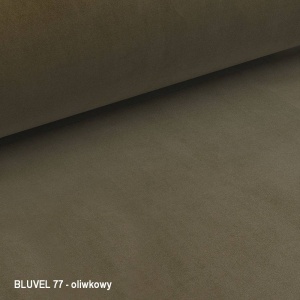 SCAUN PIVOTANT MANGO, OLIVE BLUVEL 77/NEGRU MAT, TAPITERIE DIN CATIFEA SI PICIOARE DIN METAL, STIL MODERN - Img 5