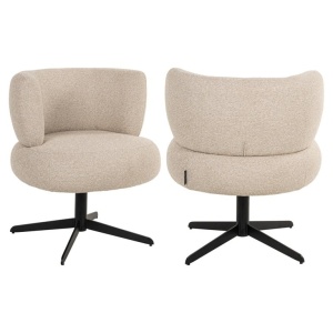 SCAUN ROTATIV ALEXIS BISCOTTI, S4779, CONFECTIONAT DIN METAL, SPUMA SI 100% POLIESTER, RICHMOND INTERIORS