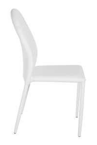 SCAUN Y069 TUY ALB DIN ABS SI PIELE ECO STIL MODERN