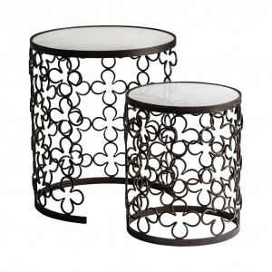 SET 2 MASUTE DE CAFEA RUSSY REF. 26115, DIN METAL SI MARMURA, STIL INDUSTRIAL, VIC - Img 2