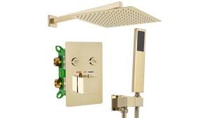 SET DE DUS INCASTRAT REA FENIX DAVIS + BOX, AURIU, DIN ALAMA, CALITATE SUPERIOARA