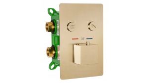 SET DE DUS INCASTRAT REA FENIX DAVIS + BOX, AURIU PERIAT, DIN ALAMA, CALITATE SUPERIOARA - Img 2