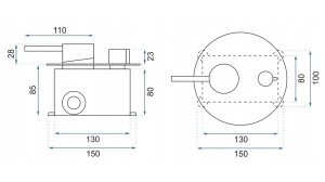 SET DE DUS INCASTRAT REA LUNGO MILER + BOX CU TERMOSTAT, CROM, DIN ALAMA, CALITATE SUPERIOARA - Img 8