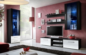 SET LIVING MODULAR CU LED GALINO F 23 ZWHS GF STIL MODERN ASM